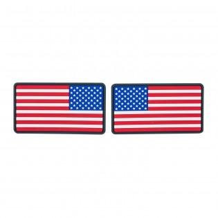 Emblemat FLAGA USA Duża  (komplet - 2szt.) - PVC