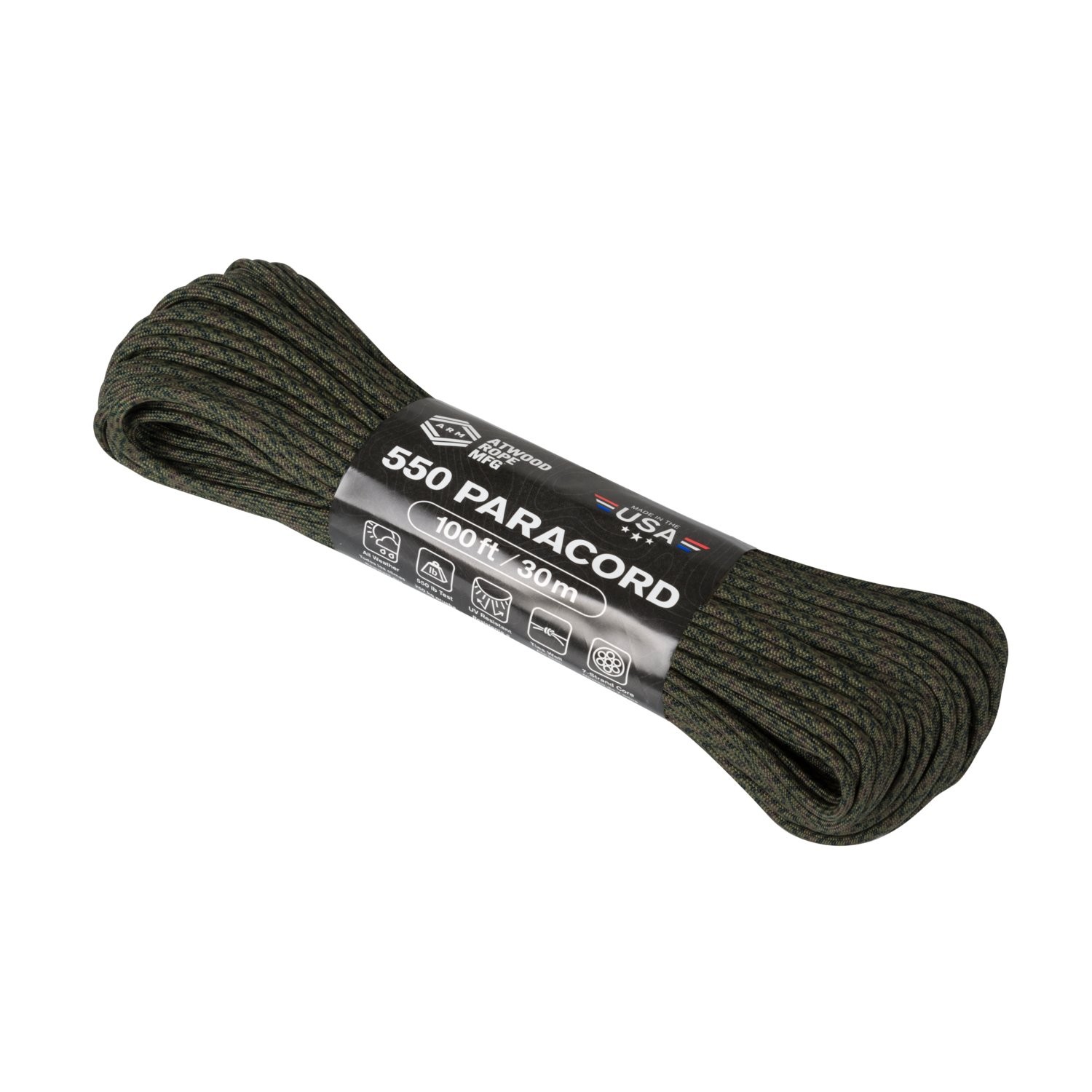 550 Paracord  Buy Paracord 550 in Multiple 550 Cord Colors & Designs -  Atwood Rope – Atwood Rope MFG
